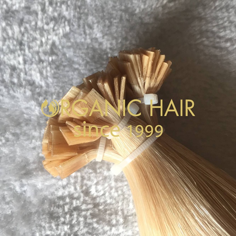 High quality 100 remy flat tip hair extension on sale A211